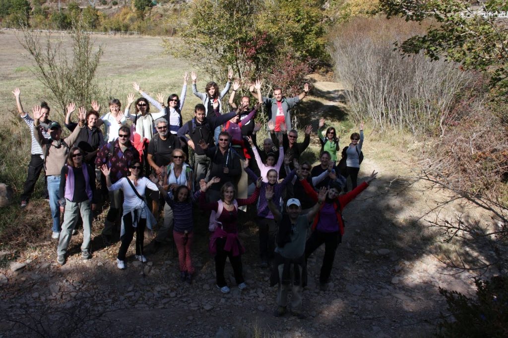 Grupo de la excursión geológica