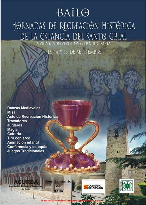 Cartel de la recreación histórica del Santo Grial 2013