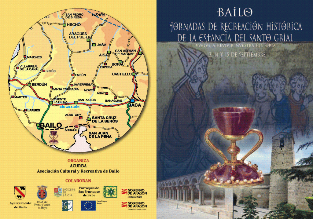 Díptico de la recreación del Santo Grial 2013: portada