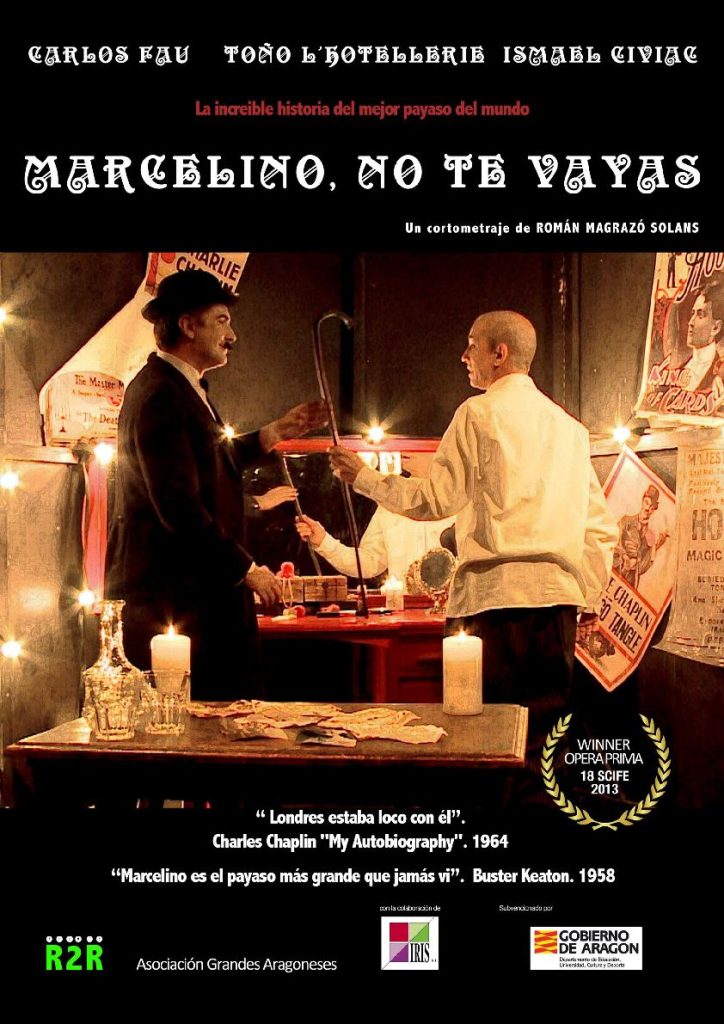 Cartel del cortometraje «Marcelino no te vayas»